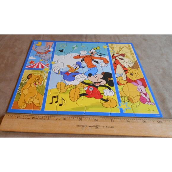 Disney Mickey & Friends 24 PC Puzzle 2020 Spinmaster/Cardinal Complete - Picture 2 of 8